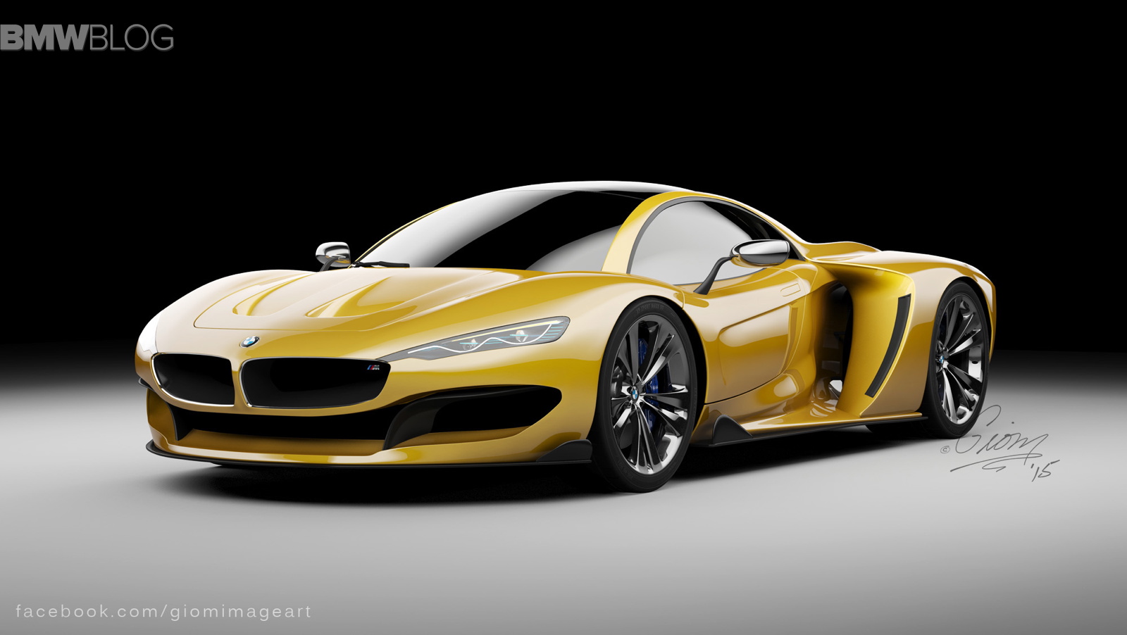 Rendering: BMW Hypercar to compete with McLaren P1 and LaFerrari