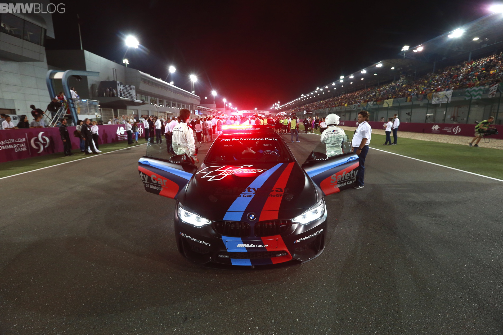 BMW M4 MotoGP Safety Car and BMW X5 M Medical Debut in Qatar