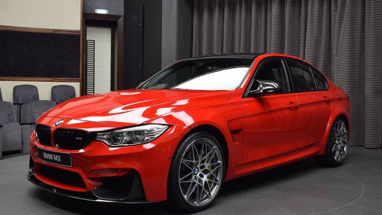 bmw m3 with competition package and ferrari red paint 1 750x422