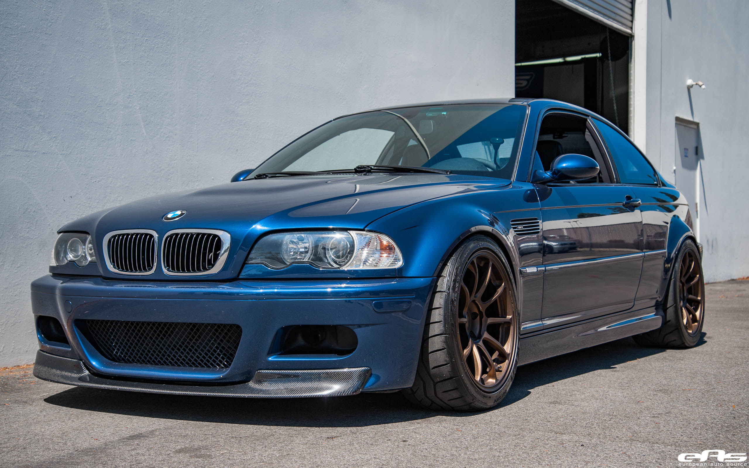 A Mystic Blue BMW E46 M3 Gets Aftermarket Goodies At