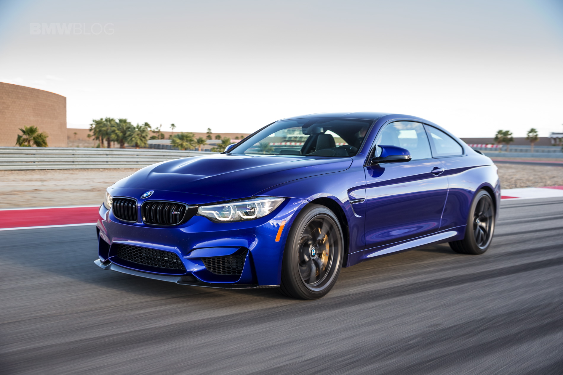 The new BMW M4 CS goes for a track day at Thermal Club