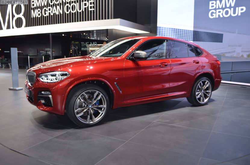 2018 Geneva Motor Show: New BMW X4 in Flamenco Red