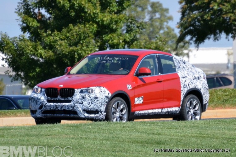 2014 BMW X4 spotted in Melbourne Red