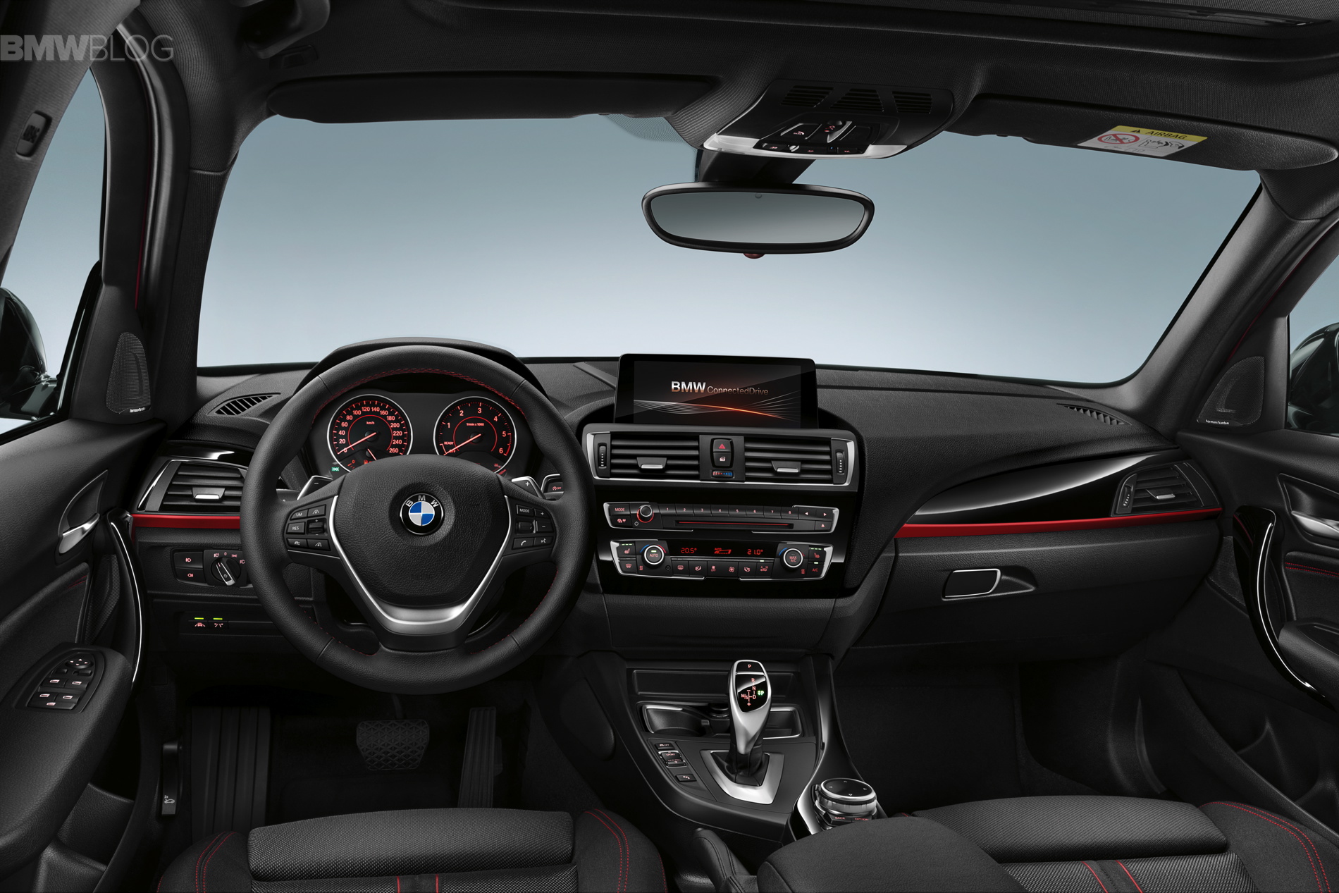 2015 BMW 1 Series Facelift with M Sport Package in Estoril Blue