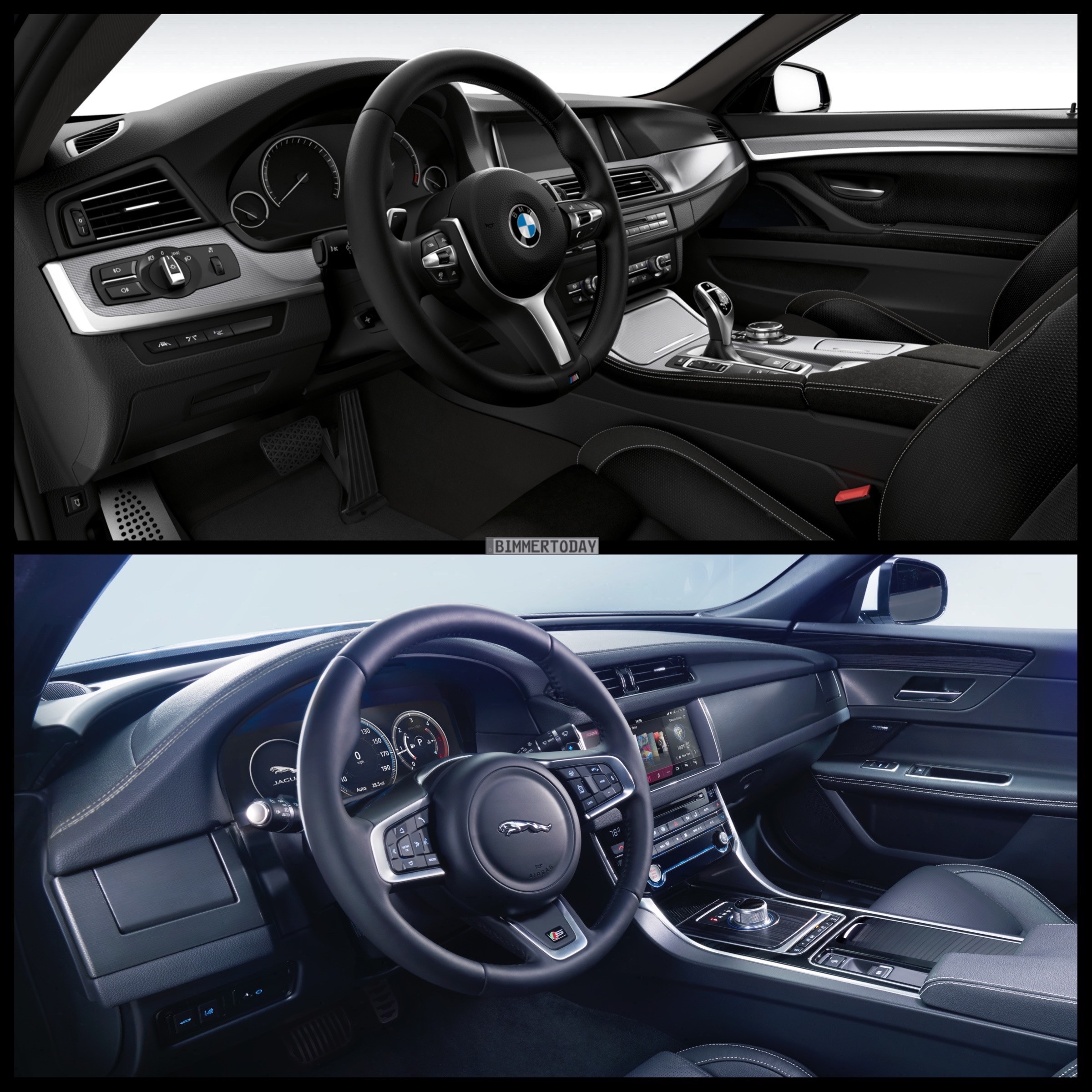 Jaguar XF vs Mercedes EClass vs Volvo S90 vs BMW 5 Series Playing to  strengths  HT Auto