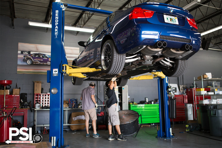 PSI Installs An Akrapovic Exhaust System On A BMW E90 M3