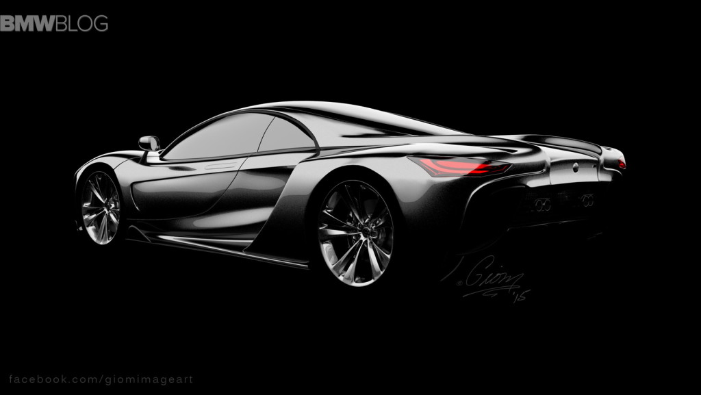 Rendering: BMW Hypercar to compete with McLaren P1 and LaFerrari