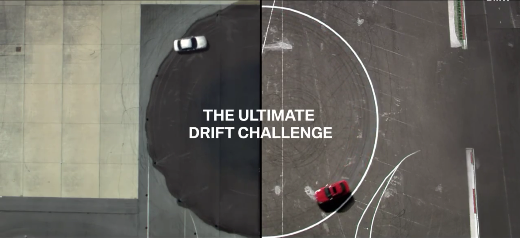 self drifting BMW vs. a drift champion