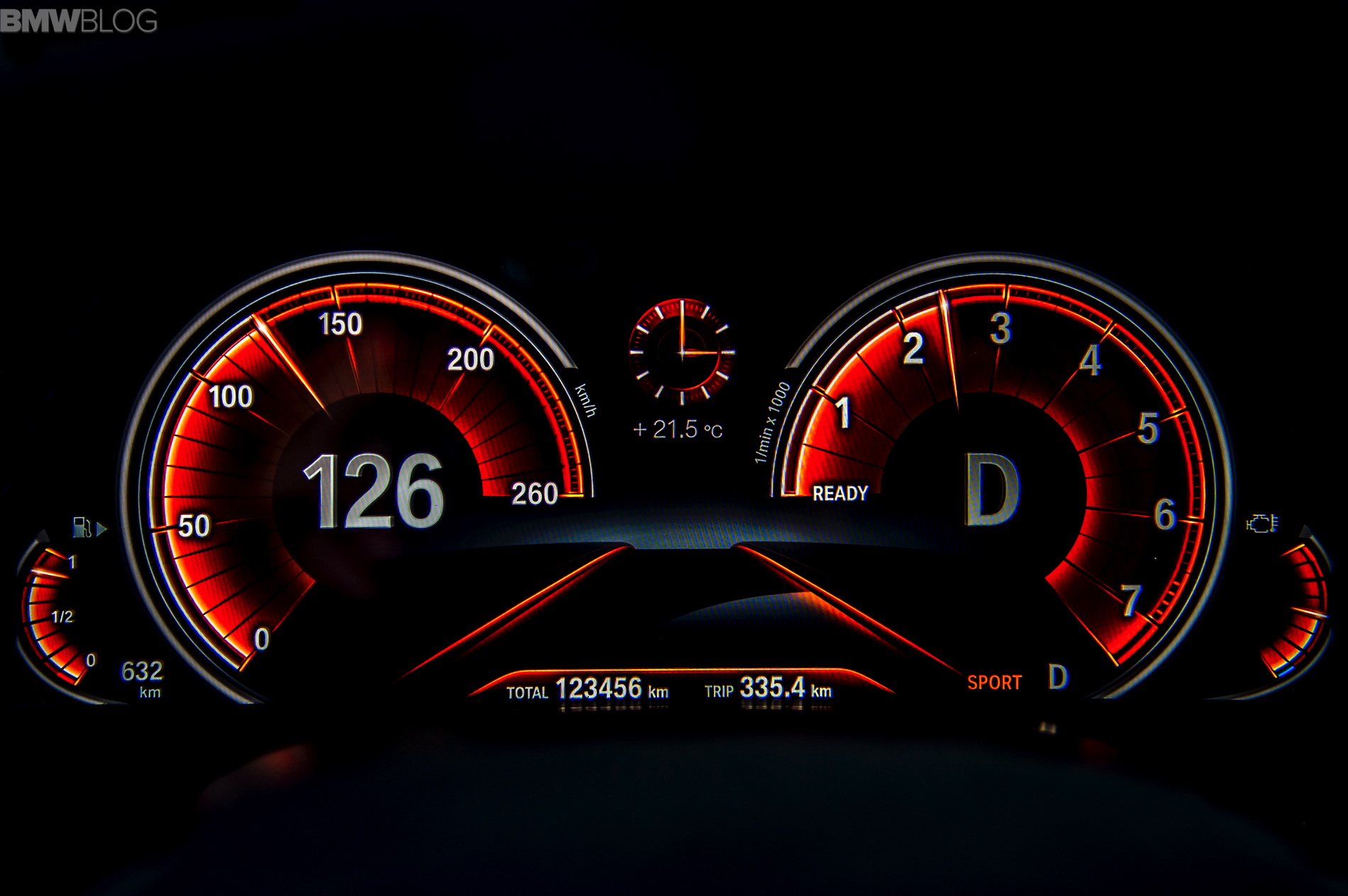 2016 bmw 7 series instrument cluster images 05