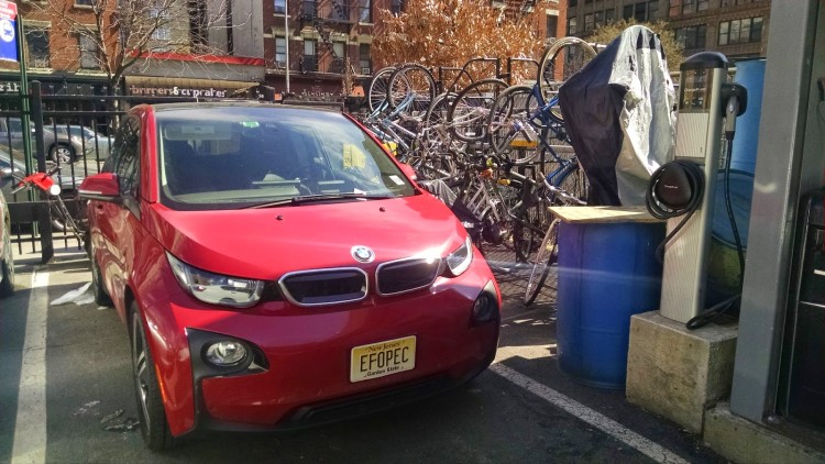 My car was unplugged after only about 45 minutes of charging. It was sitting right where I left it so they didn't need to move it, someone there just decided to unplug me. With only 28% state of charge, I needed the range extender to get me home. This is a typical EV charging experience in NYC