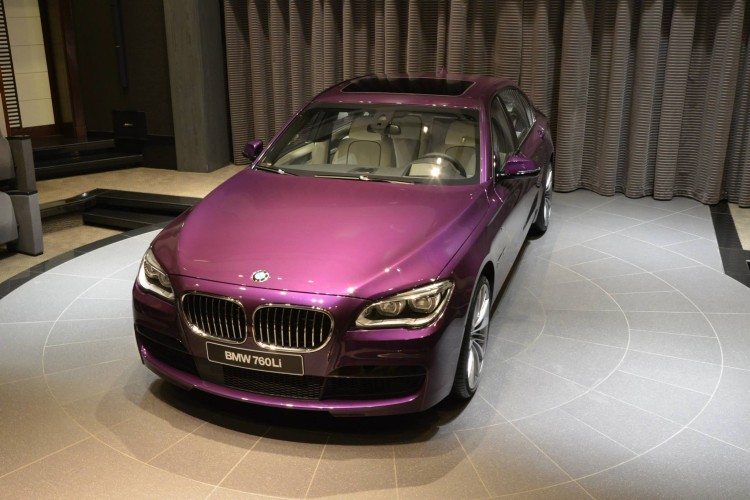 2015 BMW 760Li in Twilight Purple