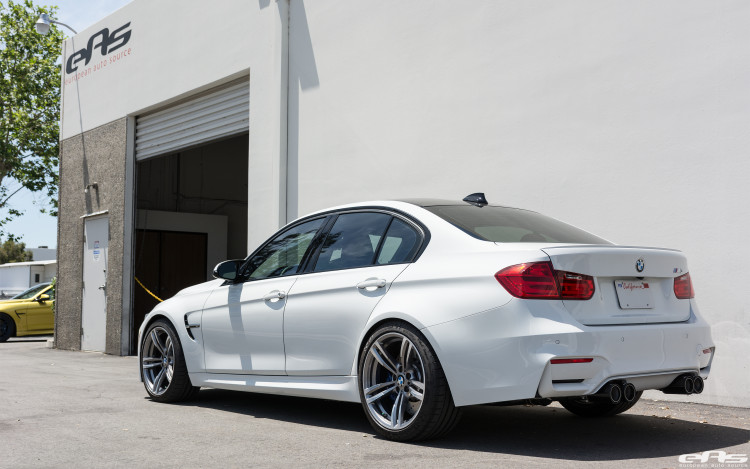 Alpine White BMW F80 M3 With A Remus Exhaust System Installed