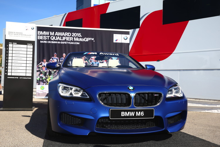 BMW M Award 2015: an exclusive BMW M6 Convertible for the top MotoGP qualifier