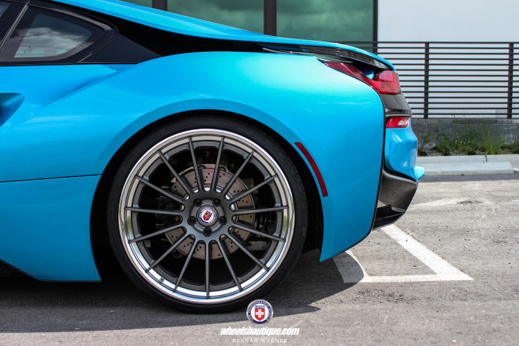 A BMW i8 Equipped With HRE RS103 Wheels