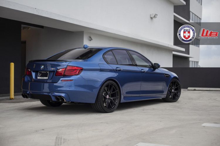 Clean Looking Monte Carlo Blue BMW F10 M3 On HRE Wheels 10 750x500