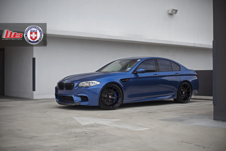 Clean Looking Monte Carlo Blue BMW F10 M3 On HRE Wheels 13 750x500