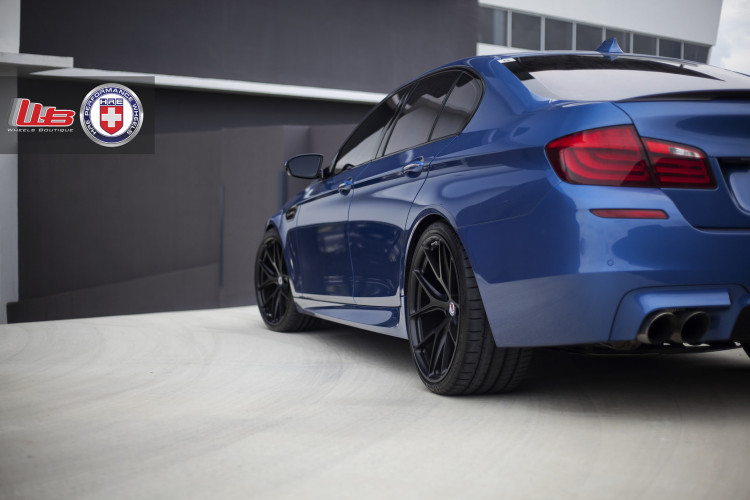 Monte Carlo Blue BMW F10 M3 On HRE Wheels
