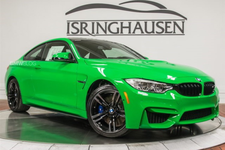 This 2016 BMW M4 in Signal Green is a beauty