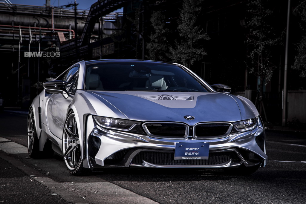Modified I8 BMW i8 Cyber Edition gets an EVO bodykit