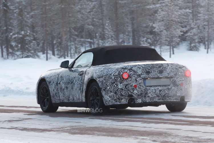 2018 BMW Z5 Roadster caught testing in the Arctic Circle