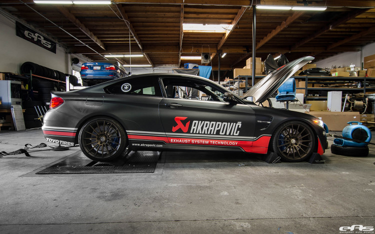 BMW F82 M4 Gets An Akrapovic Exhaust Installed