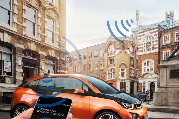 BMW presents the Vehicular CrowdCell at the Mobile World Congress 2016 in Barcelona