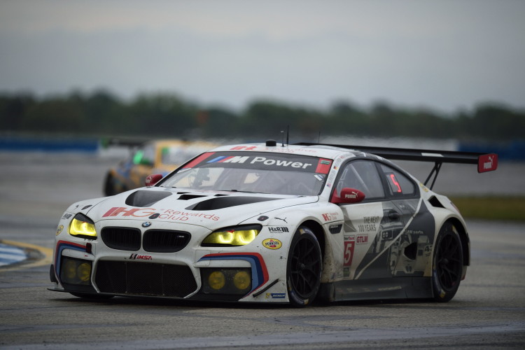 BMW M6 GTLM and BMW M6 GT3 both finished second at the 12 Hours of Sebring