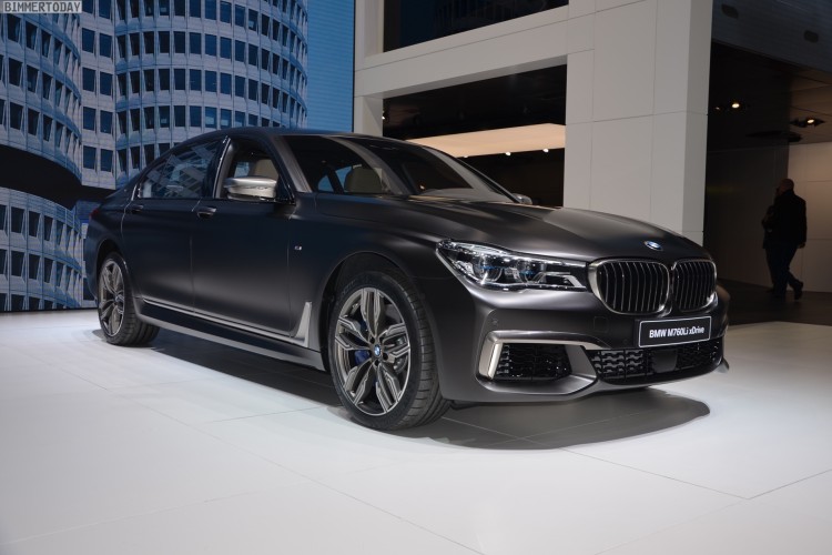 The new 2016 BMW M760Li debuts today at the Geneva Motor Show
