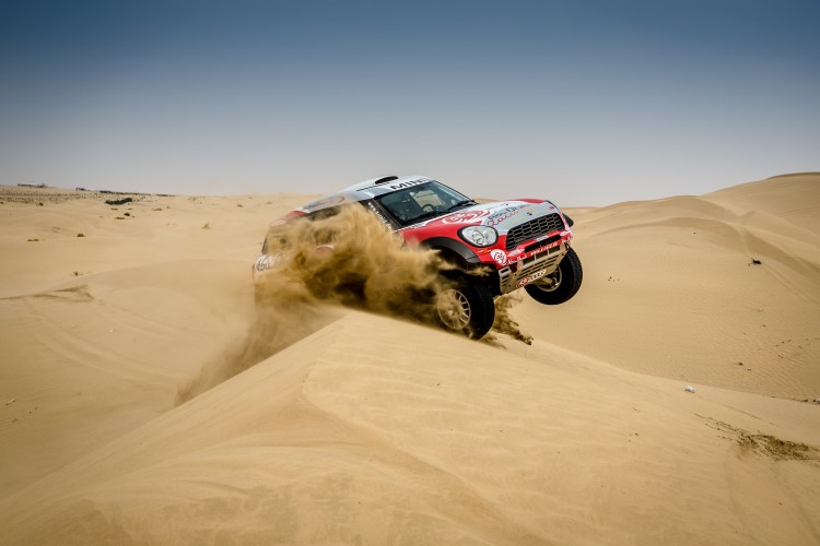 Six MINI ALL4 Racing Cars Line-up for Abu Dhabi Desert Challenge