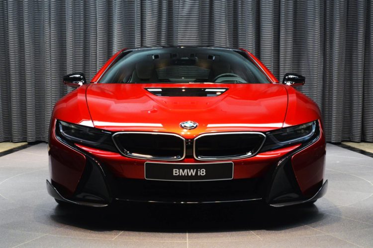 AC Schnitzer Lava Red BMW i8 Delivered in Abu Dhabi