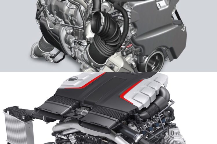 BMW Quad-Turbo B57 engine vs Audi 4.0 Tri-Turbo TDI