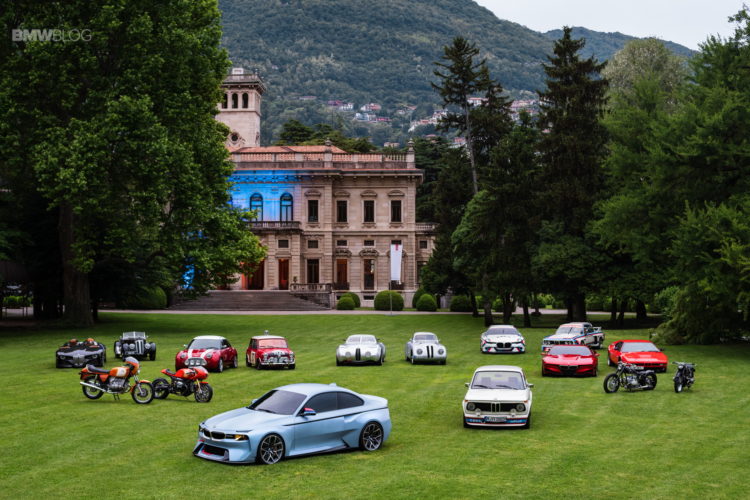 BMW Group’s Hommage vehicles together at the Concorso d’Eleganza Villa d’Este 2016