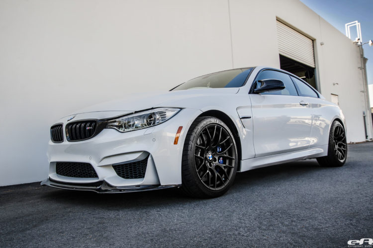 BMW M4 With Akrapovic, Carbon Fiber And Aftermarket Wheels