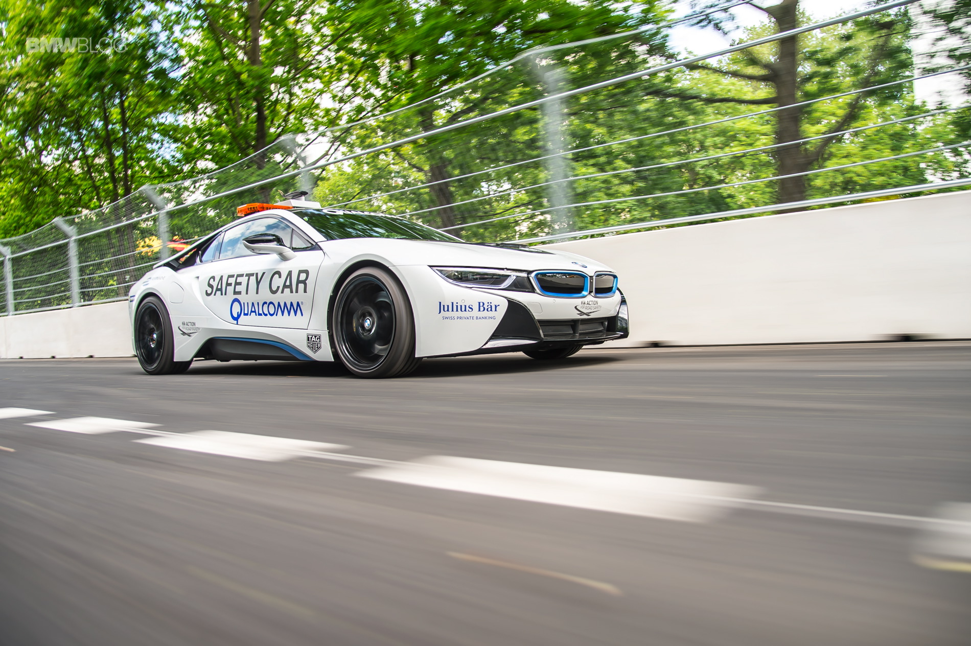 BMW i8 Safety Car test drive 40