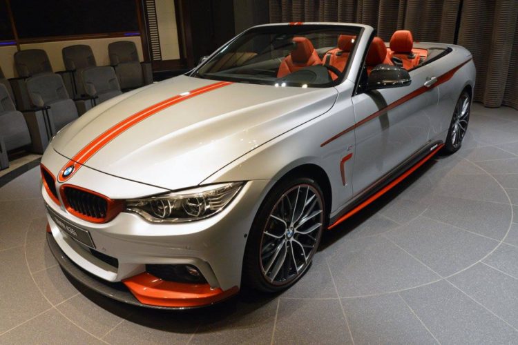 BMW 435i Convertible gets funky orange accents