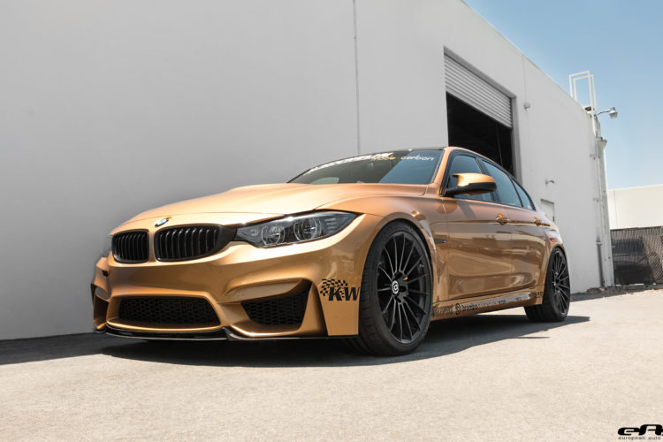 Sunburst Gold Metallic BMW F80 M3 Is a Sight to Behold
