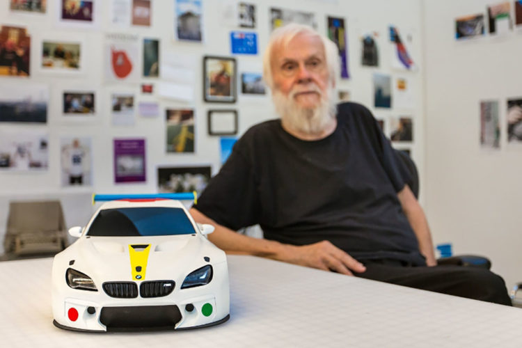 John Baldessari unveils the design study for 19th BMW Art Car