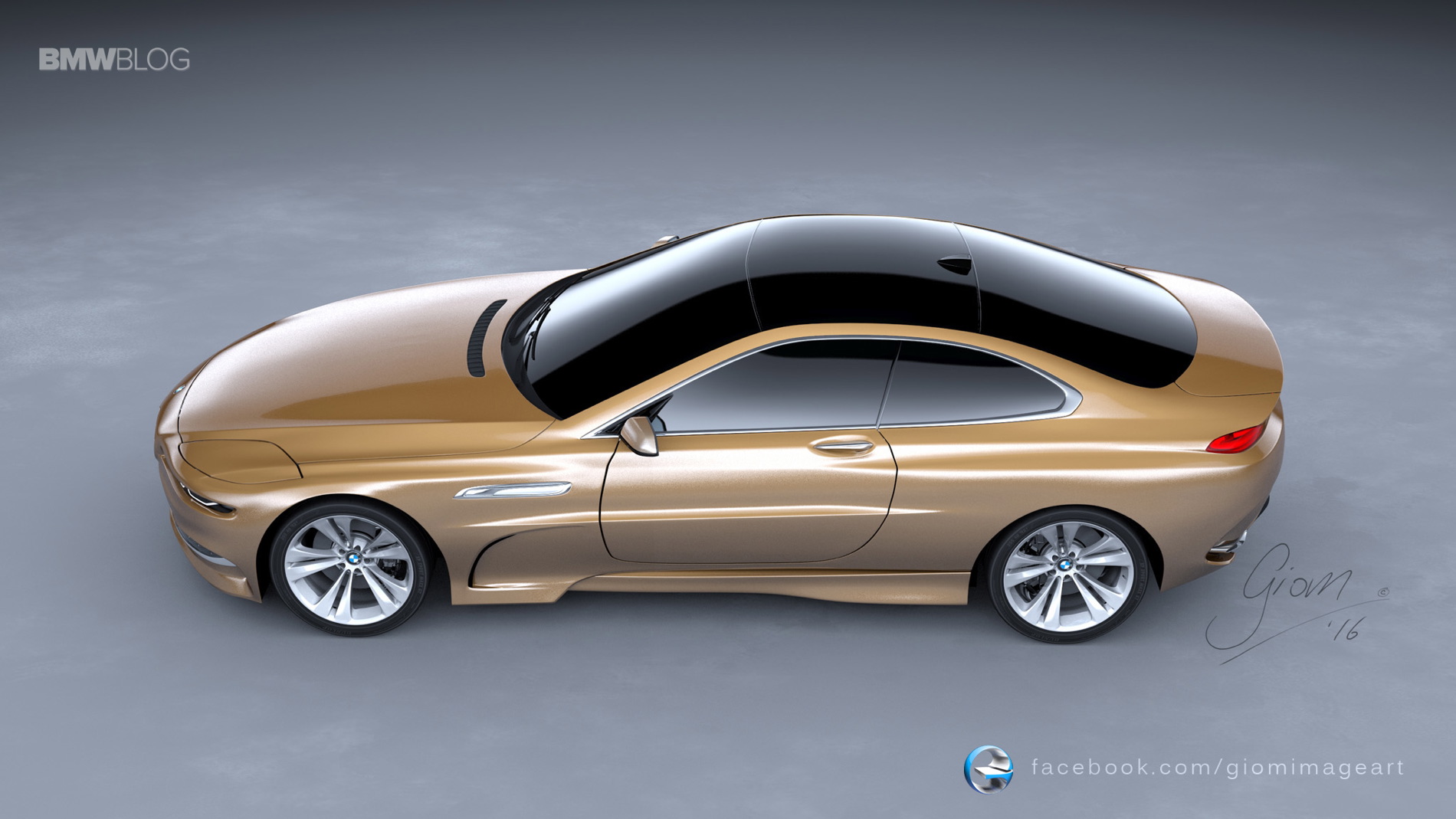 BMW 8 Series rendering tribute 12