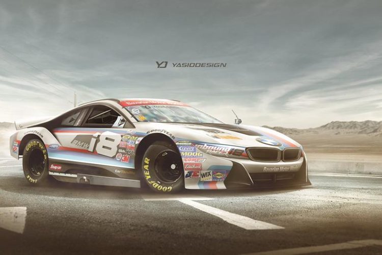 BMW i8 gets the NASCAR treatment