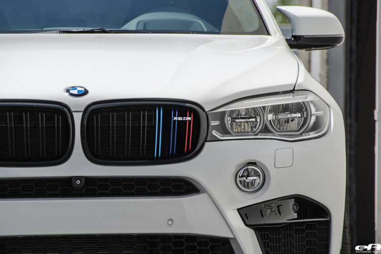 This Alpine White BMW X6 M gets a makeover