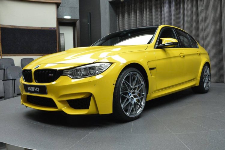 Speed Yellow Competition Package BMW M3 Delivered in Abu Dhabi