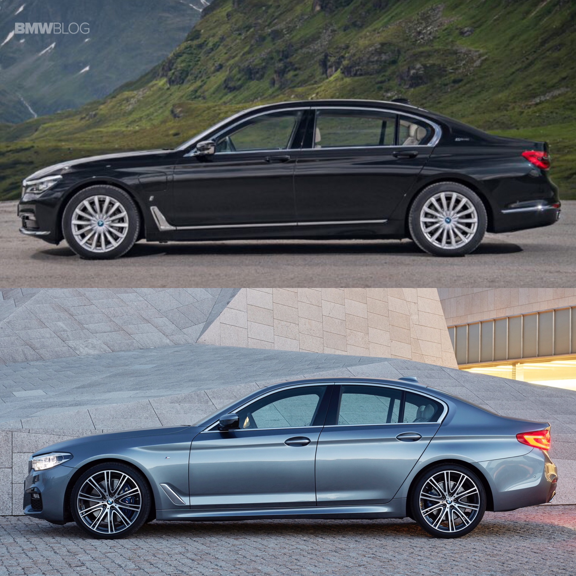 BMW G30 5 Series G11 7 Series comparison 3