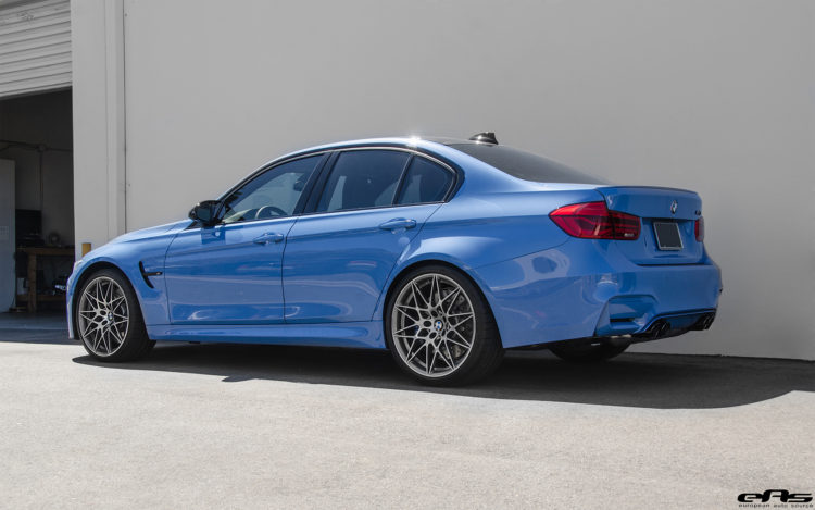 Yas Marina Blue BMW M3 With A Competition Package Gets IND Cosmetic Details Installed