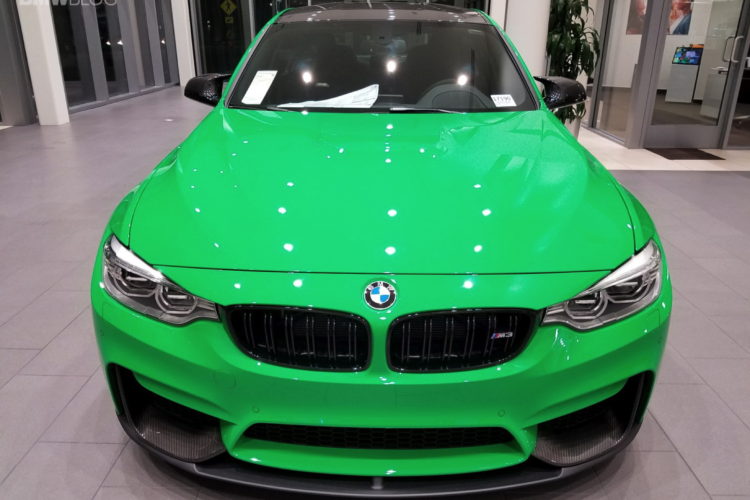 BMW M3 Competition Package in Signal Green