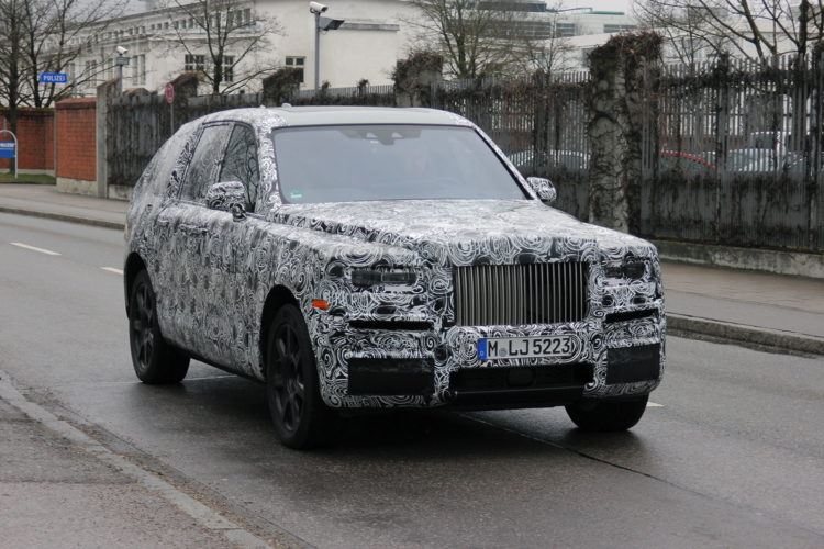 Upcoming Rolls-Royce SUV spotted in Germany