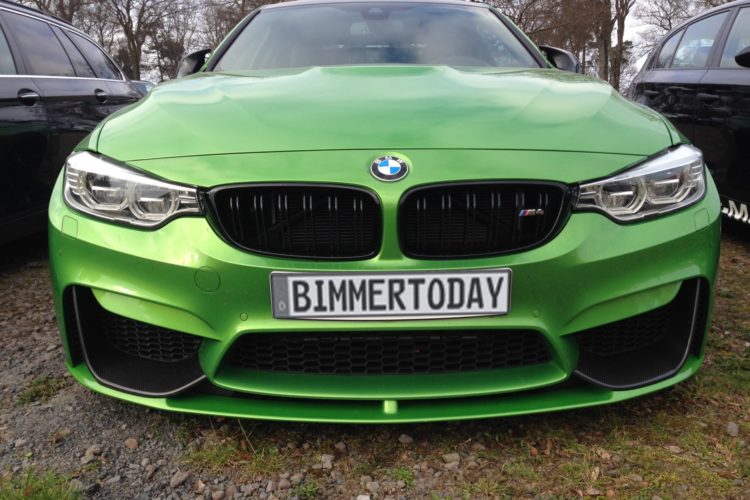 BMW M4 in Java Green: Marco Wittmann shows company car