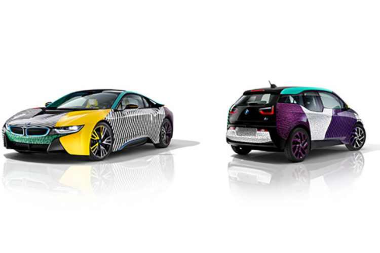 BMW i3 and i8 Memphis Style: Art Car small series from Garage Italia
