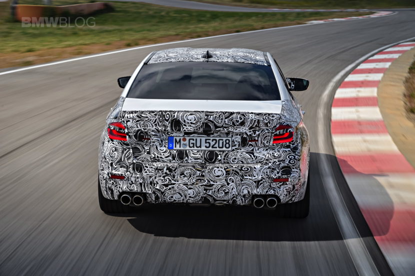 2018 BMW M5 prototype takes on the Nurburging