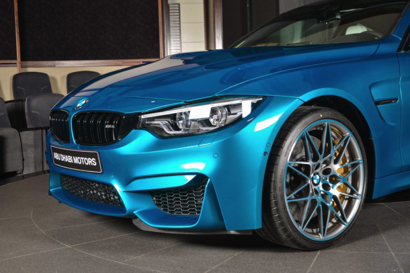 This BMW M4 Individual Atlantis Blue is simply stunning