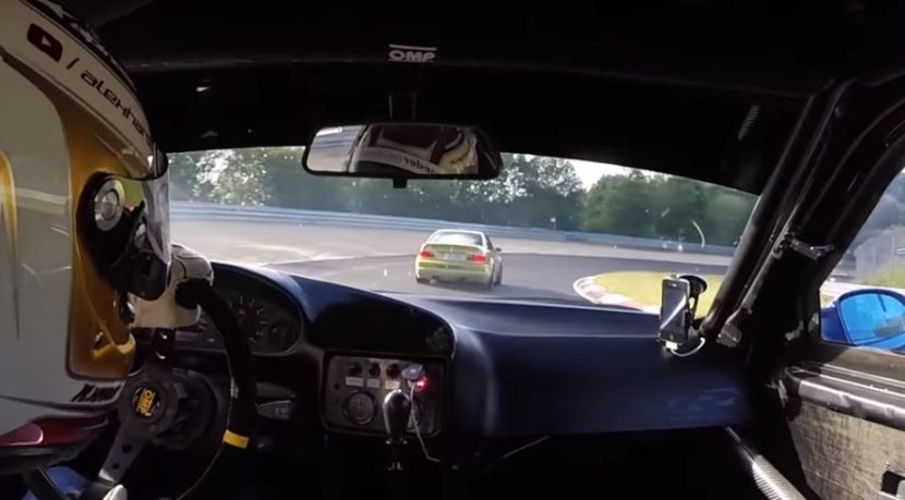 bmw e36 m3 vs e46 m3 nurburgring chase is scary traffic gets in the way 4 830x459